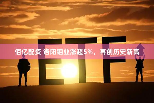 佰亿配资 洛阳钼业涨超5%，再创历史新高